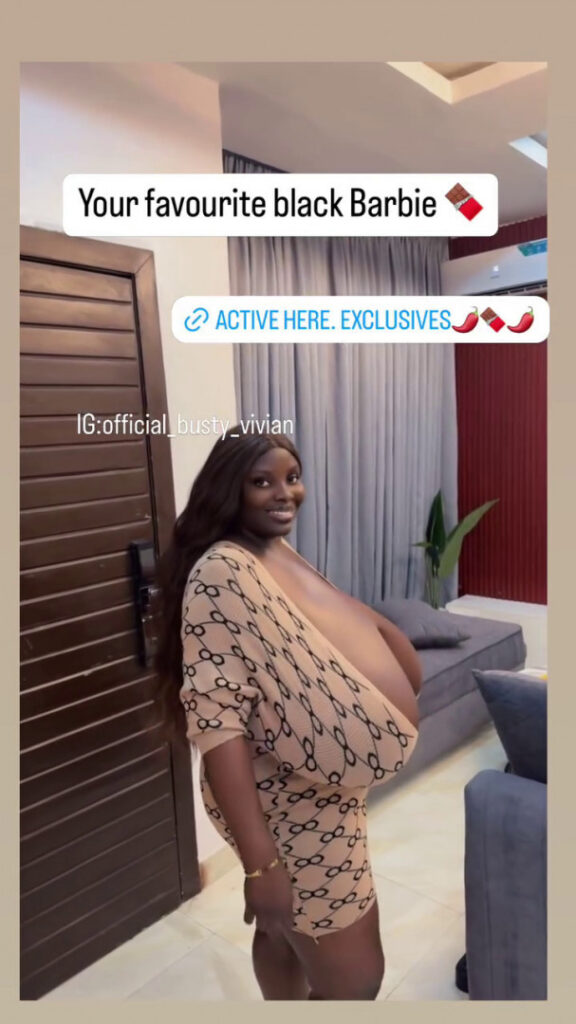 Instagram – BBW – Ebony – Busty Vivian: Biggest boobs in Africa ! – Nude Leaks