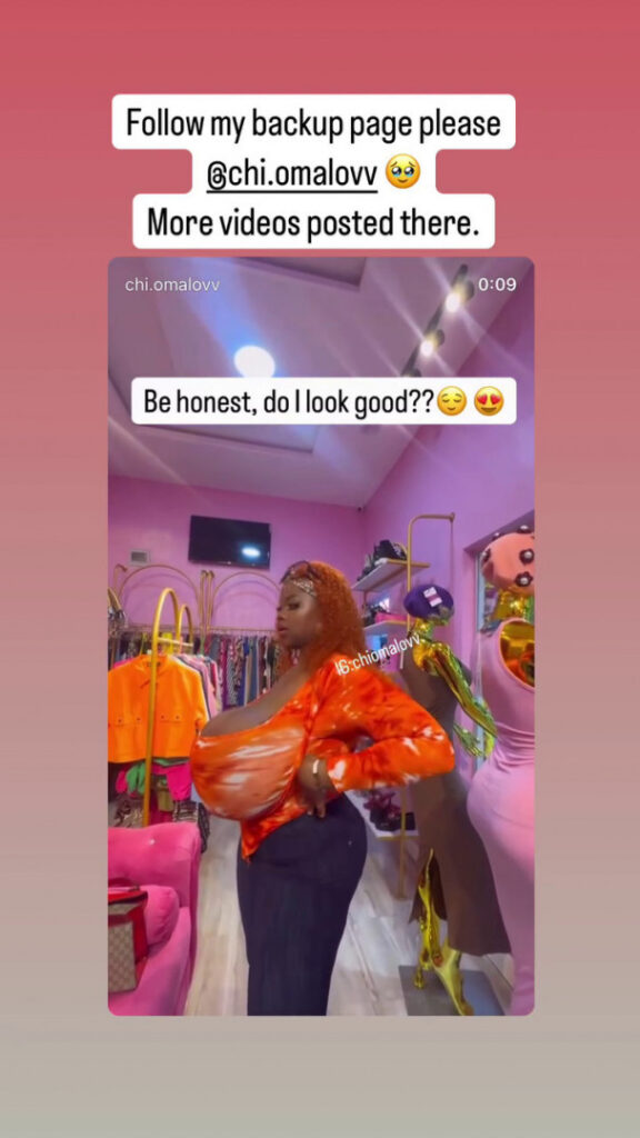 Instagram – Chioma Lovv – Nude