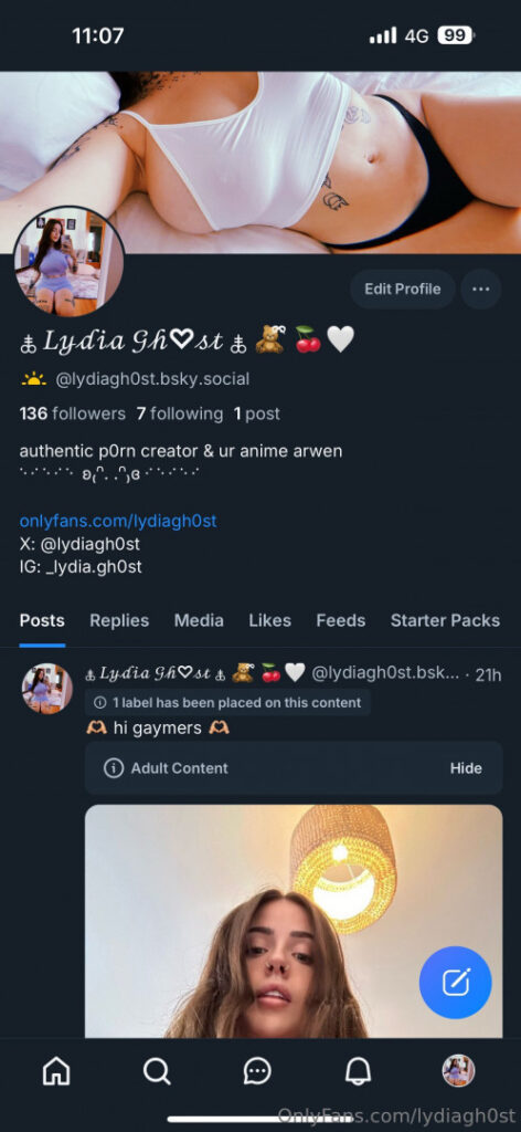 OnlyFans – Lydiagh0st – Nude