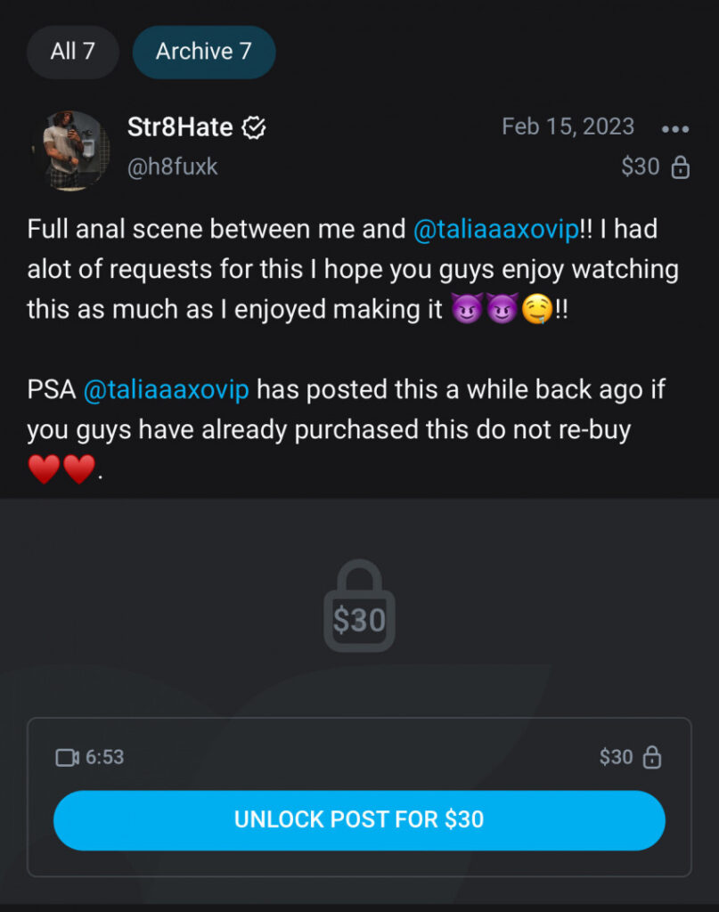 OnlyFans – Taliaaaxovip – Nude Leaks