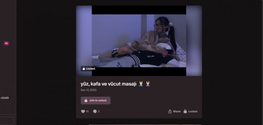 Patreon – Youtube – ASMR – Akasi ASMR / fu69beautyy / Akasiya Özberk – Nude Leaks