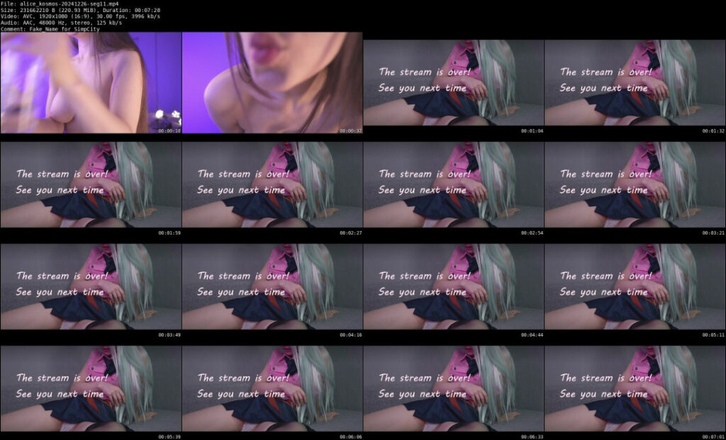 OnlyFans – Cam Girls – alice_kosmos – Nude Leaks