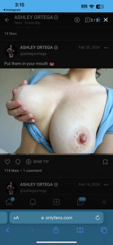 OnlyFans – Fansly – Ashley Ortega – Nude Leaks