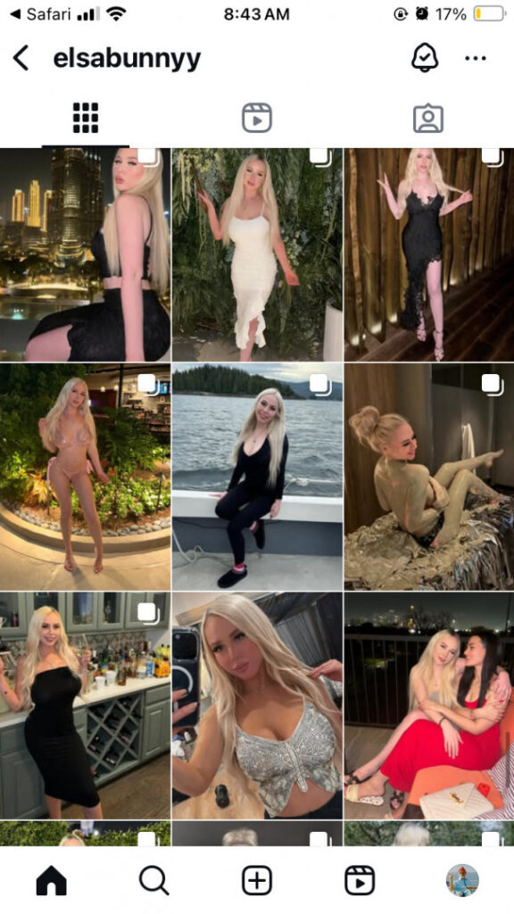 Instagram – ⠀X⠀ – Elsabunnyy/Saintsnow – Nude Leaks