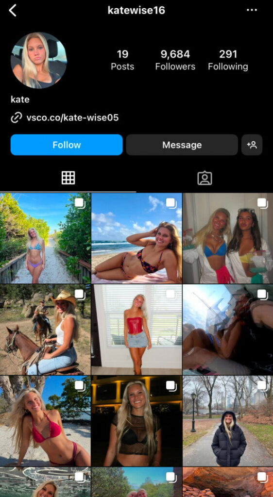 TikTok – Instagram – Kate Wise/katewise16 – Nude Leaks