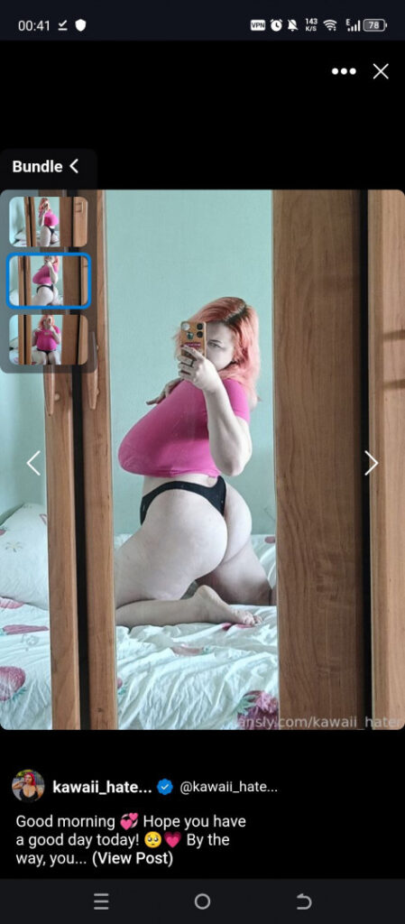Instagram – Fansly – kawaii_hater – Nude
