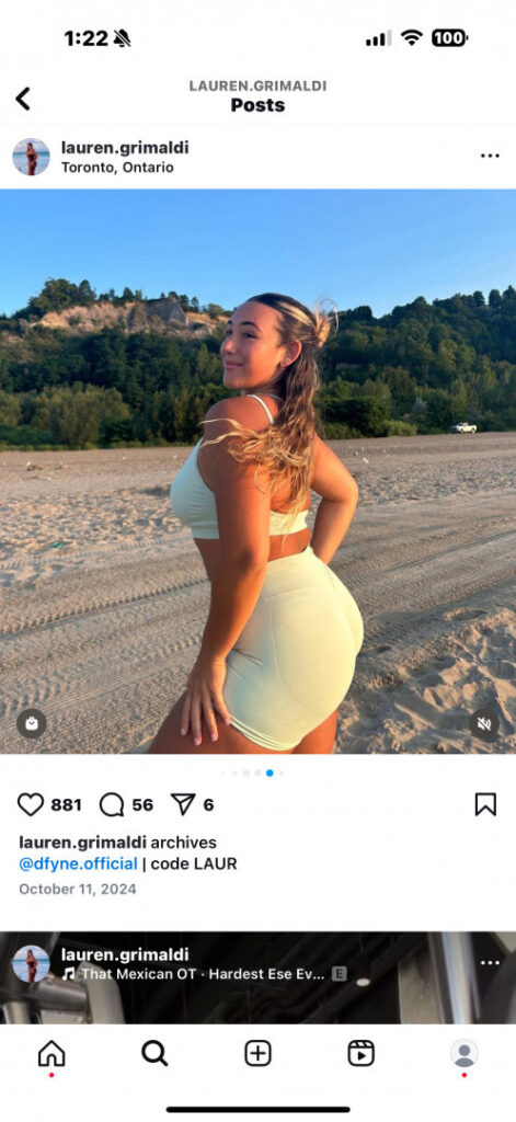 Instagram – T H I C C – Lauren Grimaldi / Lauren.Grimaldi – Nude Leaks