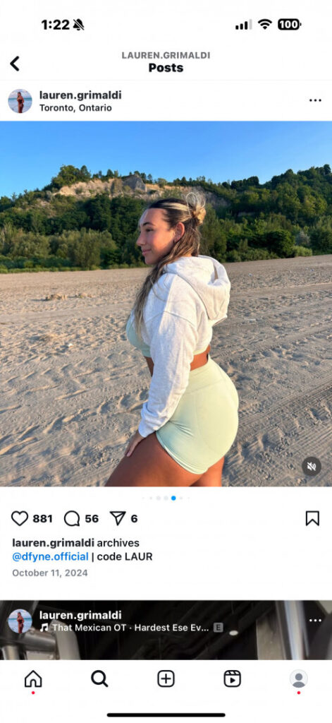 Instagram – T H I C C – Lauren Grimaldi / Lauren.Grimaldi – Nude Leaks