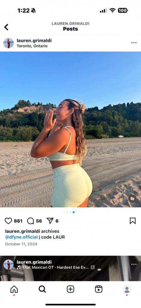 Instagram – T H I C C – Lauren Grimaldi / Lauren.Grimaldi – Nude Leaks