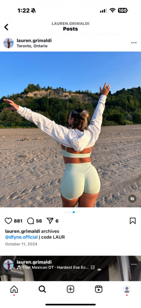 Instagram – T H I C C – Lauren Grimaldi / Lauren.Grimaldi – Nude Leaks