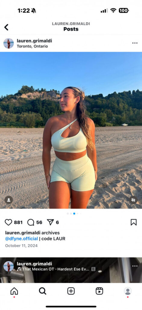 Instagram – T H I C C – Lauren Grimaldi / Lauren.Grimaldi – Nude Leaks