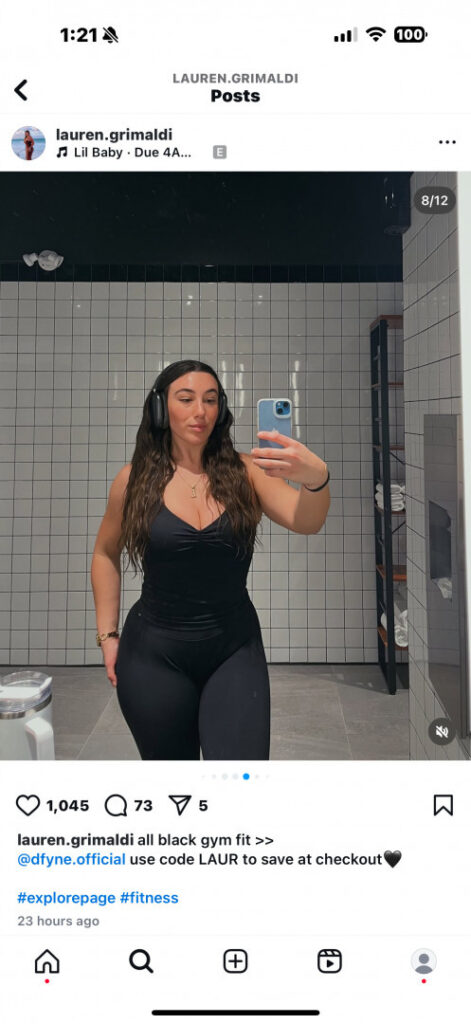 Instagram – T H I C C – Lauren Grimaldi / Lauren.Grimaldi – Nude Leaks