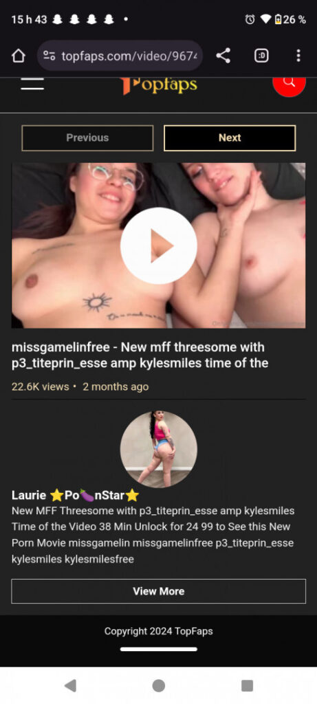 OnlyFans – Laurie Gamelin (Miss Gamelin) – Nude