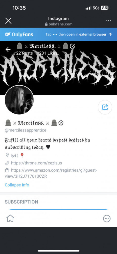 OnlyFans – Instagram – Mercilessapprentice / cezisus – Nude Leaks