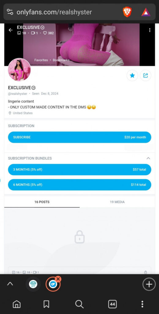 OnlyFans – realshyster – Nude Leaks